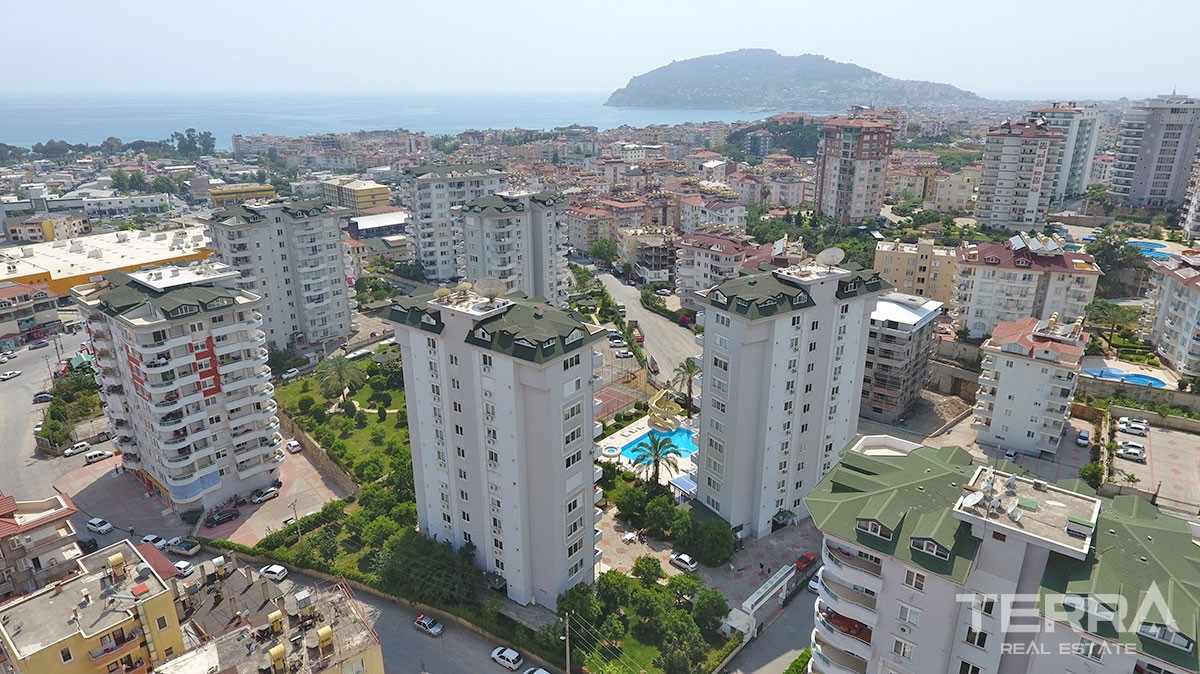 Möblierte 1+1 Wohnung zu verkaufen in Alanya Cikcilli - 11145