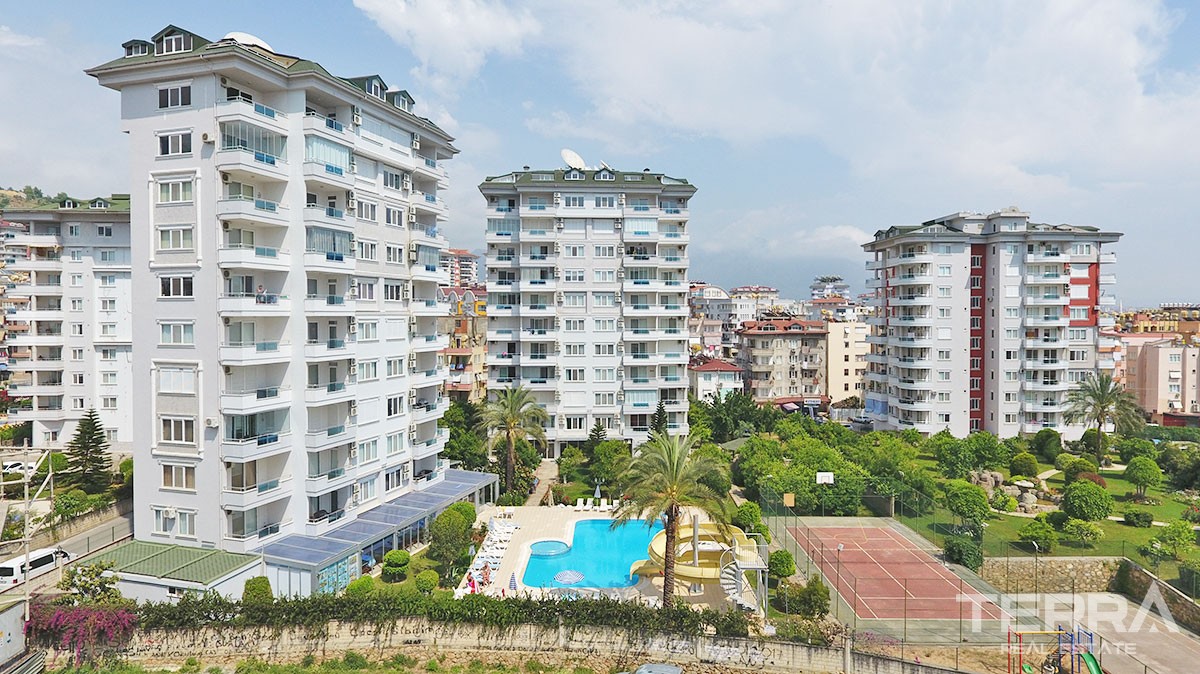 Möblierte 1+1 Wohnung zu verkaufen in Alanya Cikcilli - 11148