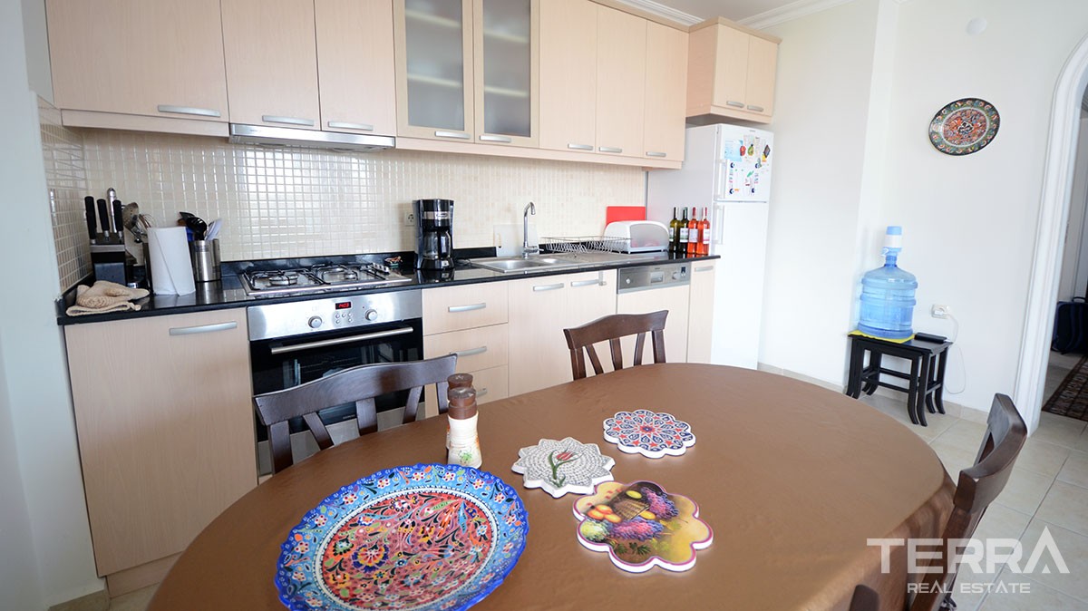 Möblierte 1+1 Wohnung zu verkaufen in Alanya Cikcilli - 11151