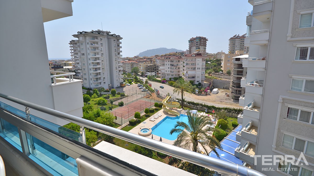 Möblierte 1+1 Wohnung zu verkaufen in Alanya Cikcilli - 11156