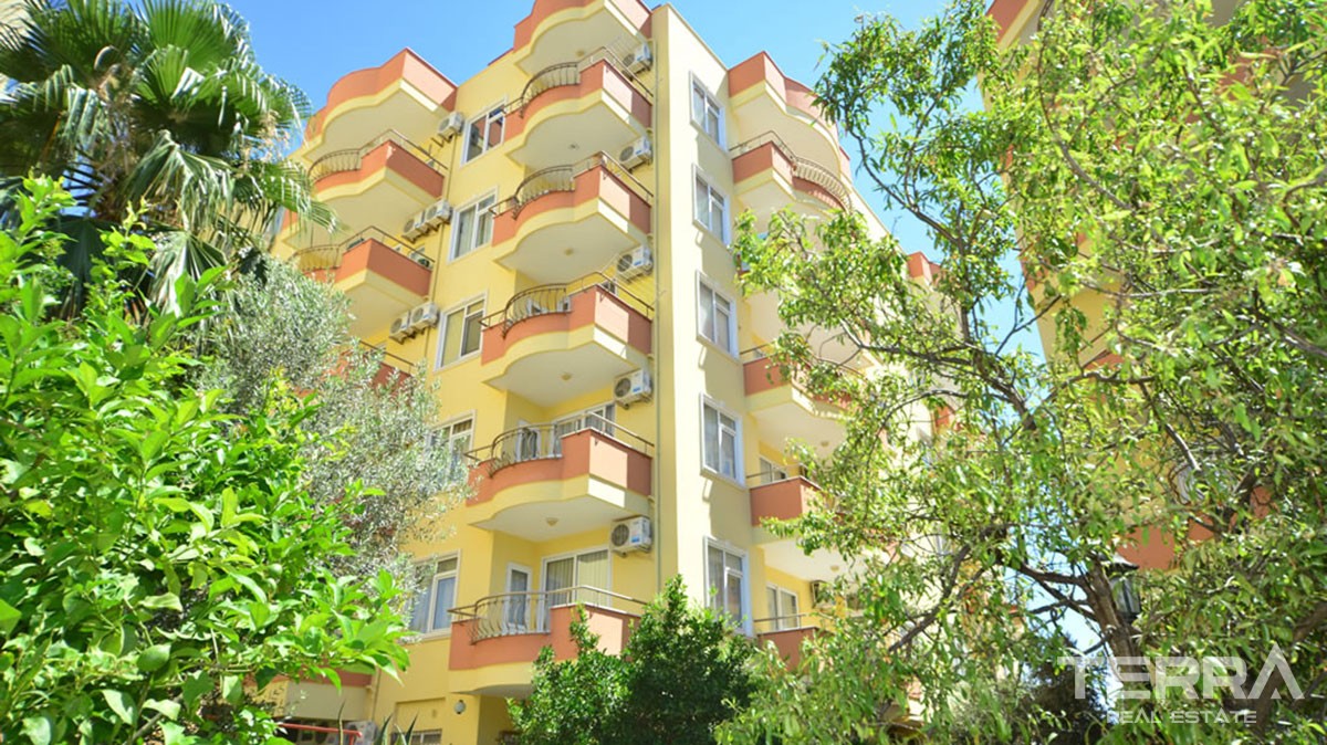 Günstige Wohnung zu verkaufen in Alanya, nur 300 m zum Strand - 11159