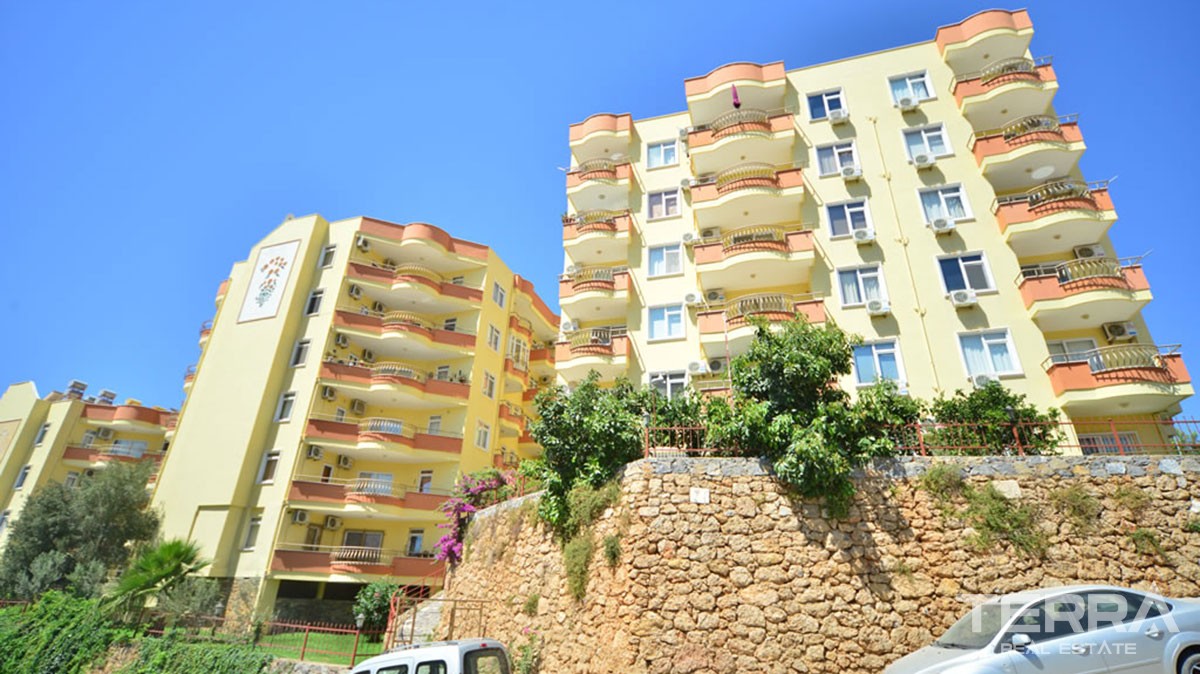 Günstige Wohnung zu verkaufen in Alanya, nur 300 m zum Strand - 11162