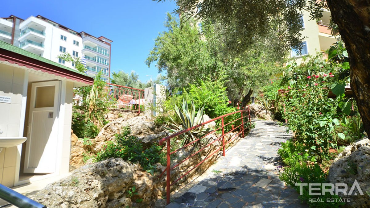 Günstige Wohnung zu verkaufen in Alanya, nur 300 m zum Strand - 11165