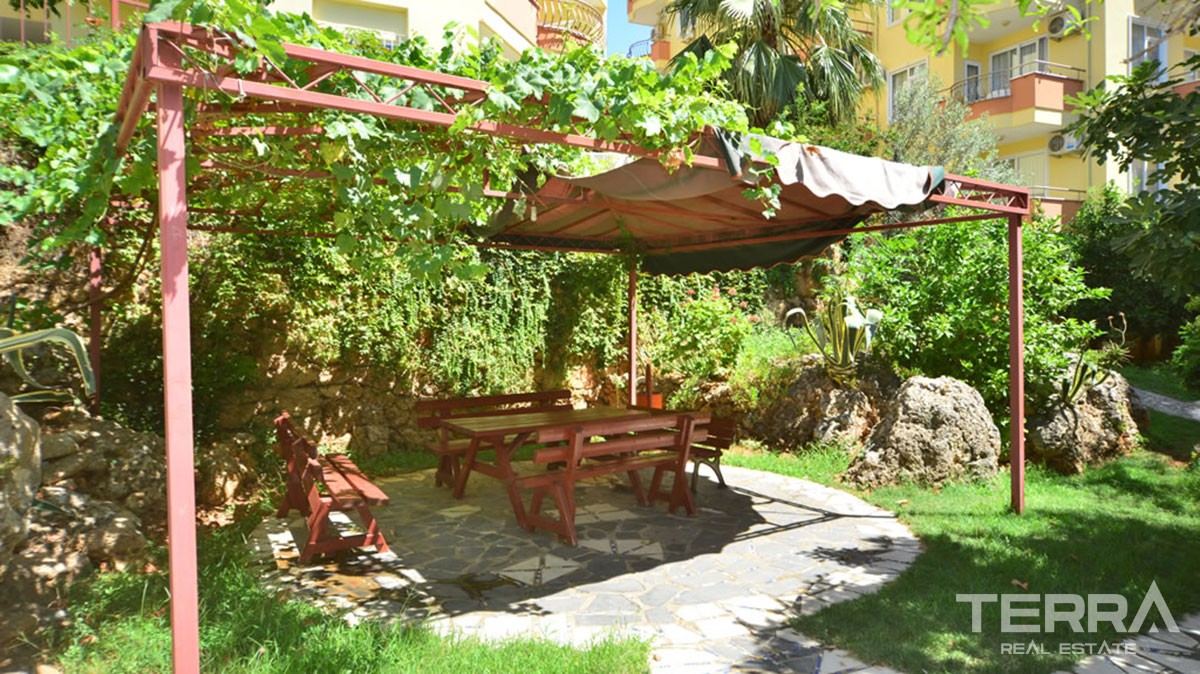 Günstige Wohnung zu verkaufen in Alanya, nur 300 m zum Strand - 11167