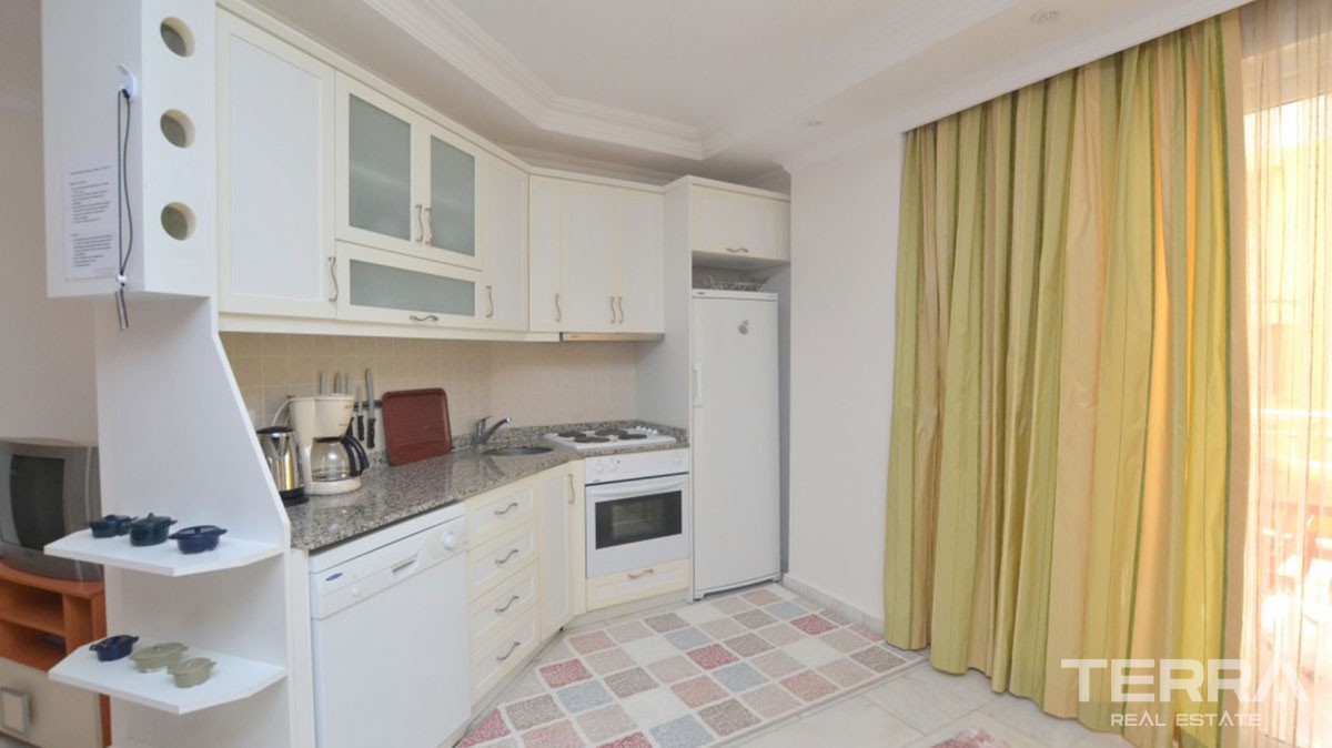 Günstige Wohnung zu verkaufen in Alanya, nur 300 m zum Strand - 11170
