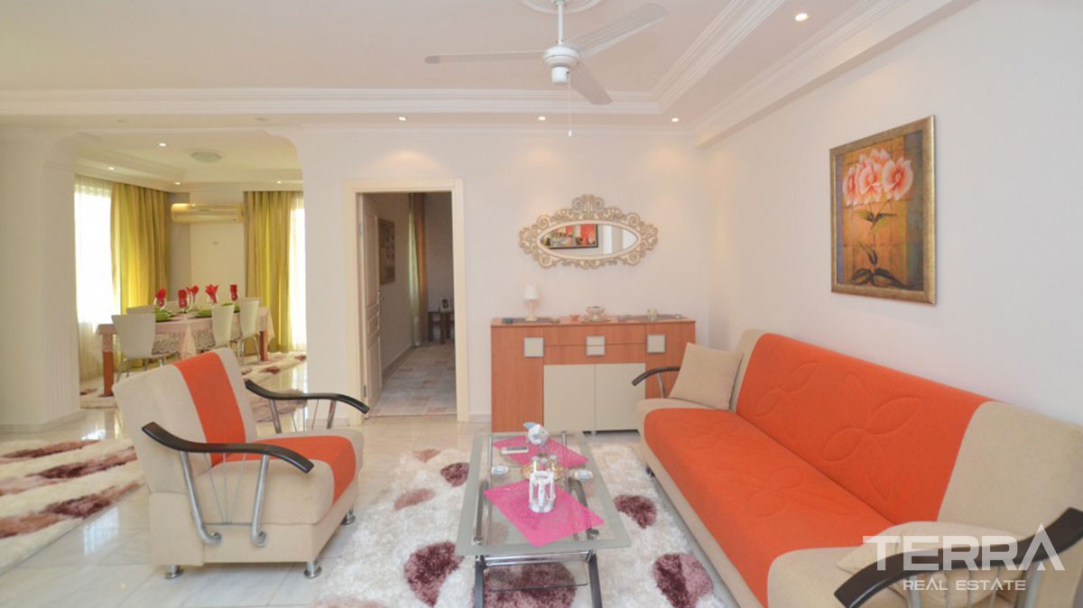 Günstige Wohnung zu verkaufen in Alanya, nur 300 m zum Strand - 11173