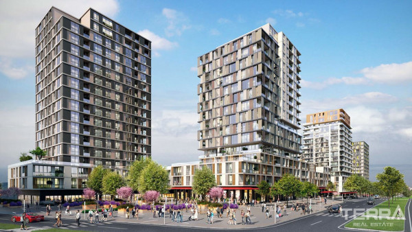 Istanbul Wohnungen zu verkaufen in zentrale Bahçeşehir