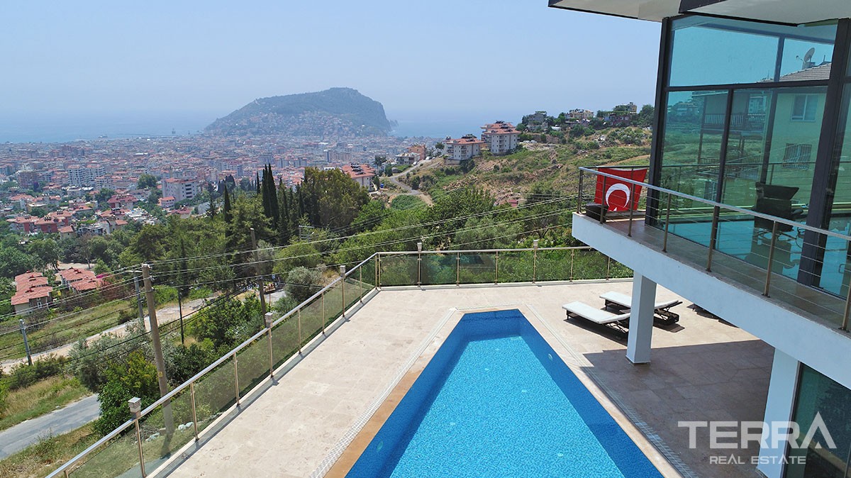 Exclusive Design Villa for Sale in Alanya With Endless Sea View - 11215