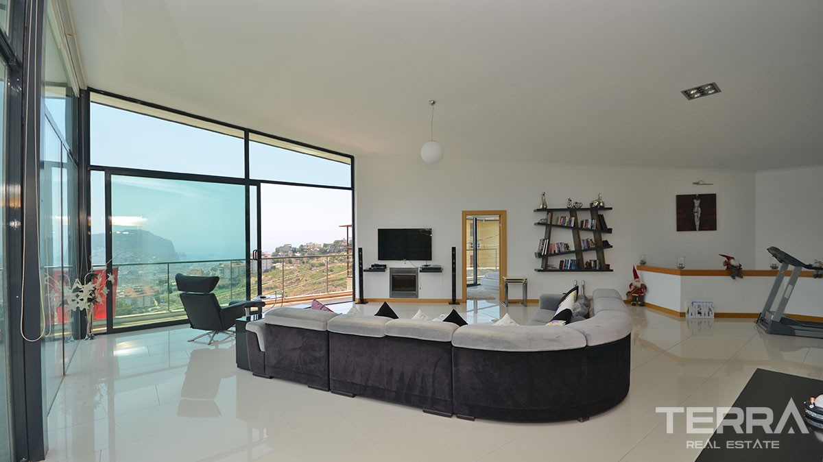 Exclusive Design Villa for Sale in Alanya With Endless Sea View - 11219