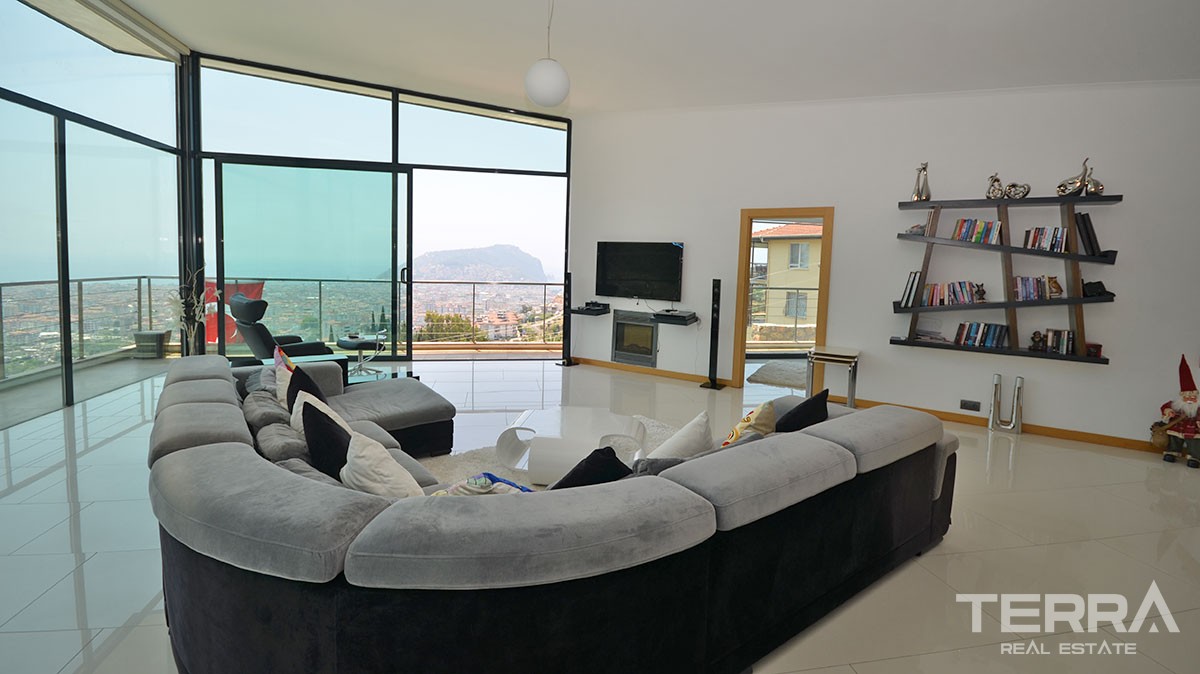 Exclusive Design Villa for Sale in Alanya With Endless Sea View - 11221