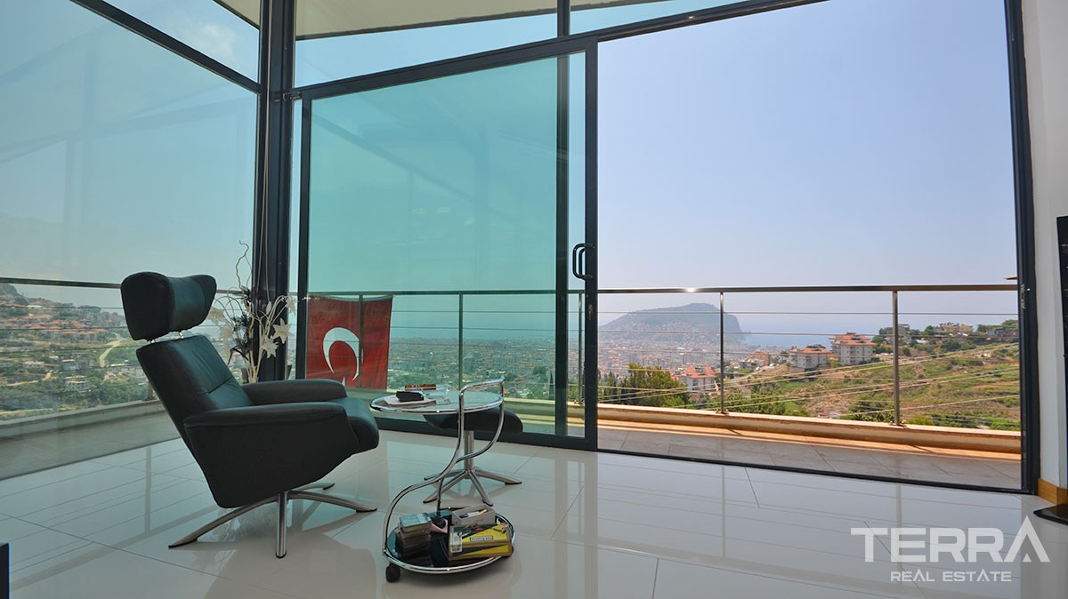 Exclusive Design Villa for Sale in Alanya With Endless Sea View - 11224