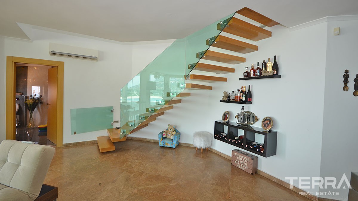 Exclusive Design Villa for Sale in Alanya With Endless Sea View - 11226
