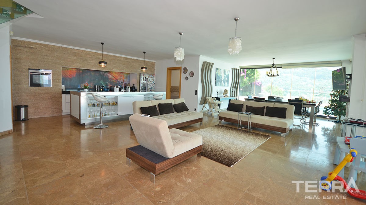 Exclusive Design Villa for Sale in Alanya With Endless Sea View - 11240
