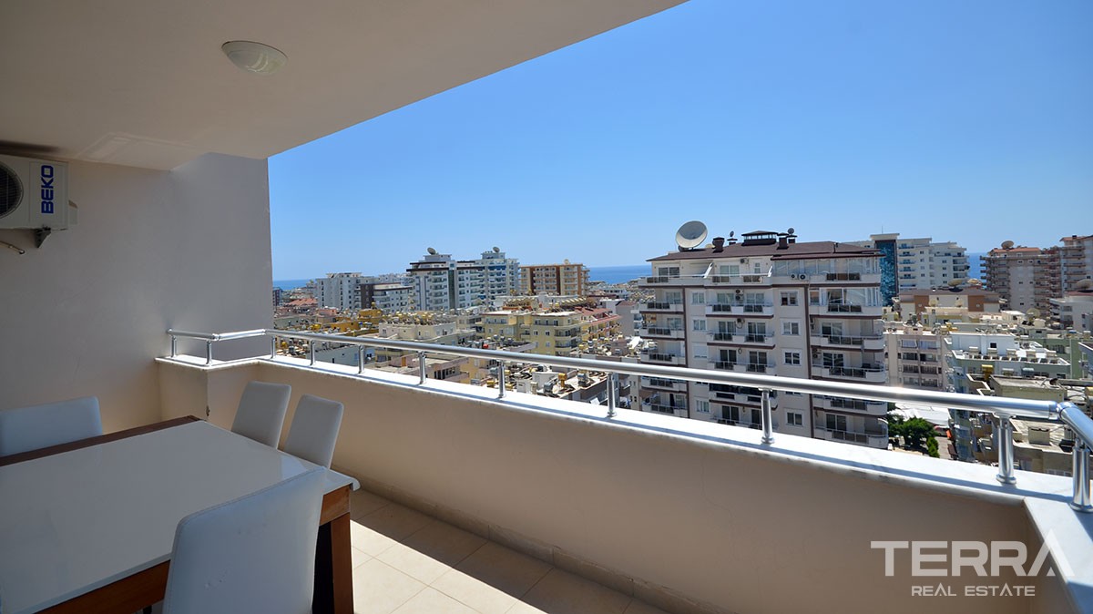 Bargain sea view apartment for sale in Mahmutlar, Alanya - 11296