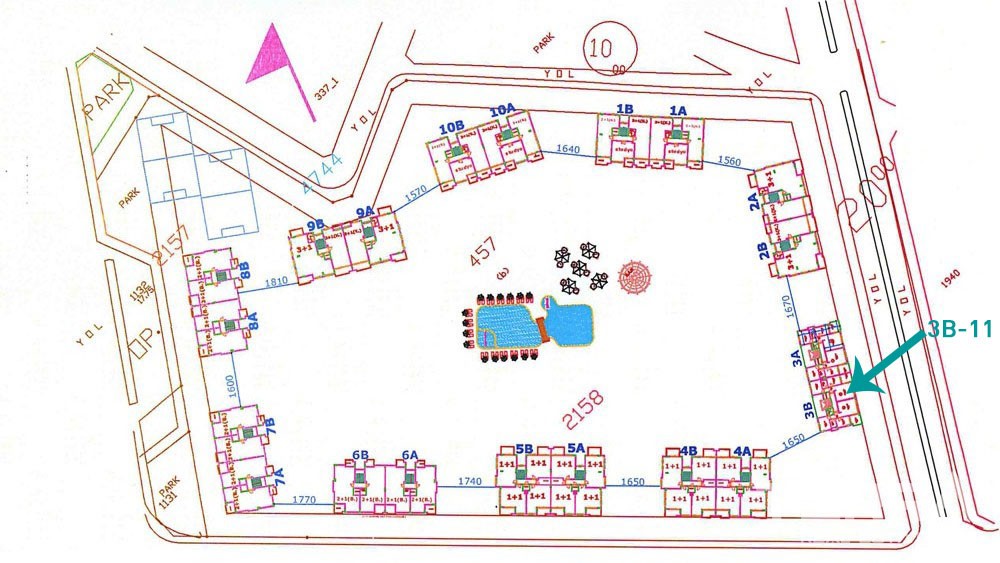Orion City Avsallar Apartment zu verkaufen mit 2 Schlafzimmern - 23293