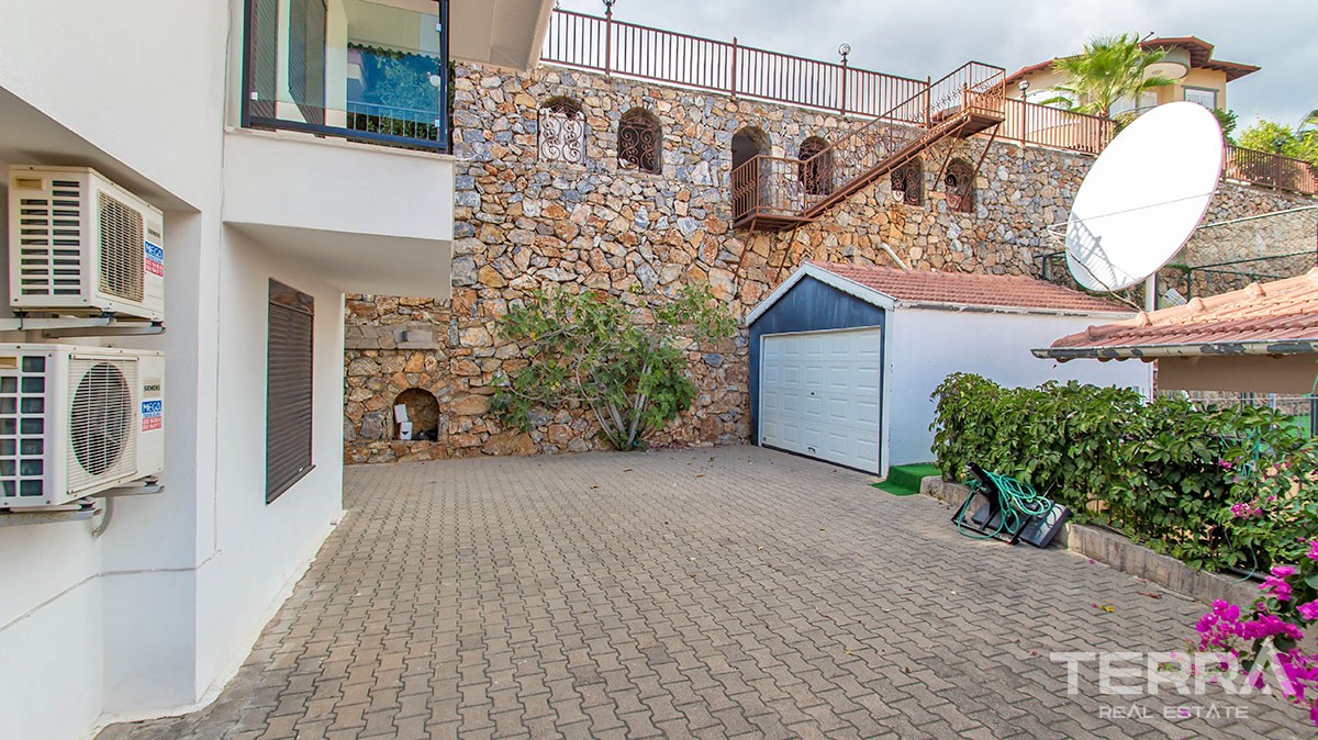 Großes Doppelhaus mit herrlichem Meerblick in Alanya Tepe - 11518