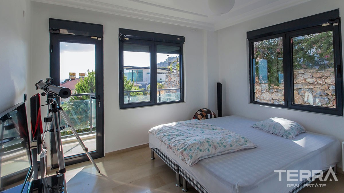 Großes Doppelhaus mit herrlichem Meerblick in Alanya Tepe - 11519