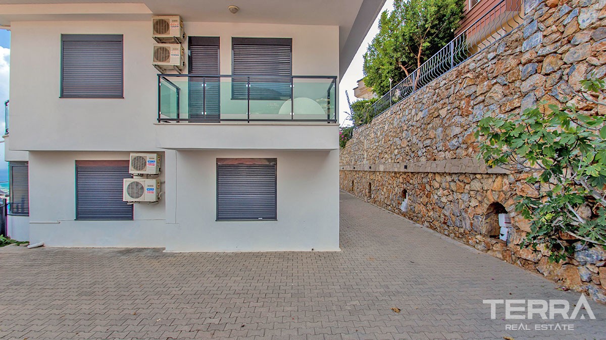 Großes Doppelhaus mit herrlichem Meerblick in Alanya Tepe - 11521