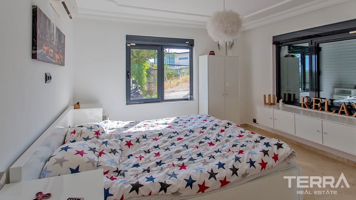 Großes Doppelhaus mit herrlichem Meerblick in Alanya Tepe - 11522