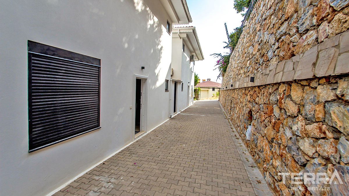 Großes Doppelhaus mit herrlichem Meerblick in Alanya Tepe - 11527