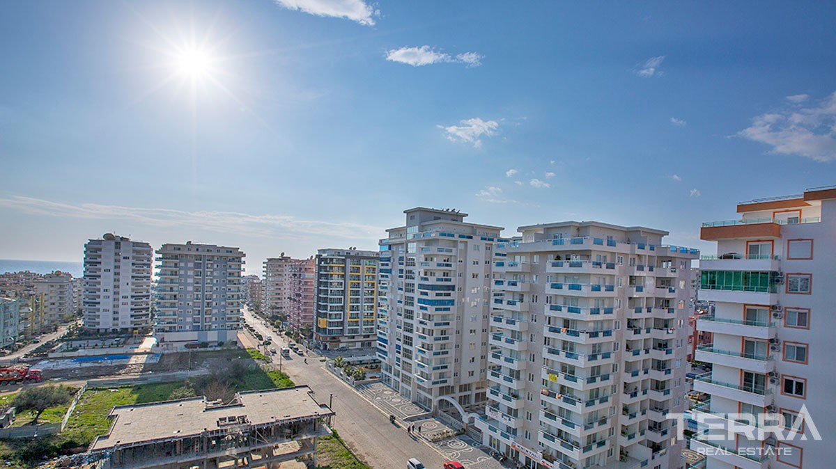 Neubau-wohnung zu verkaufen mit Meerblick in Mahmutlar Alanya - 11788