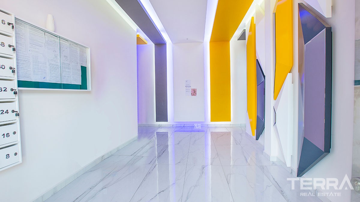 Neubau-wohnung zu verkaufen mit Meerblick in Mahmutlar Alanya - 11791