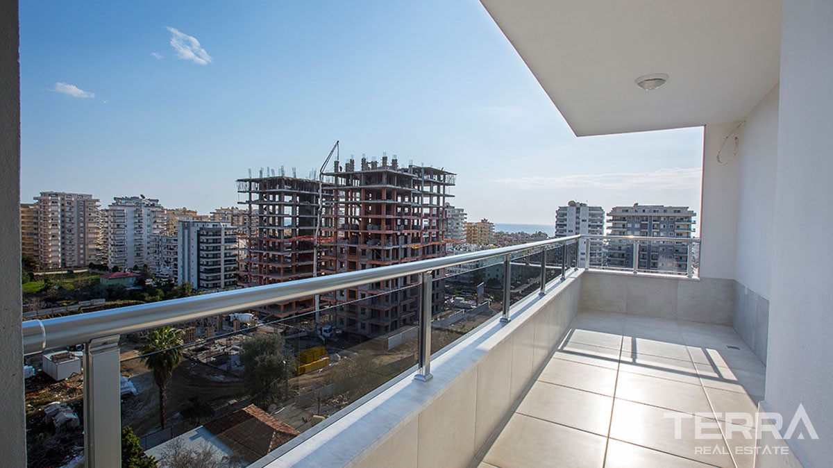 Neubau-wohnung zu verkaufen mit Meerblick in Mahmutlar Alanya - 11795