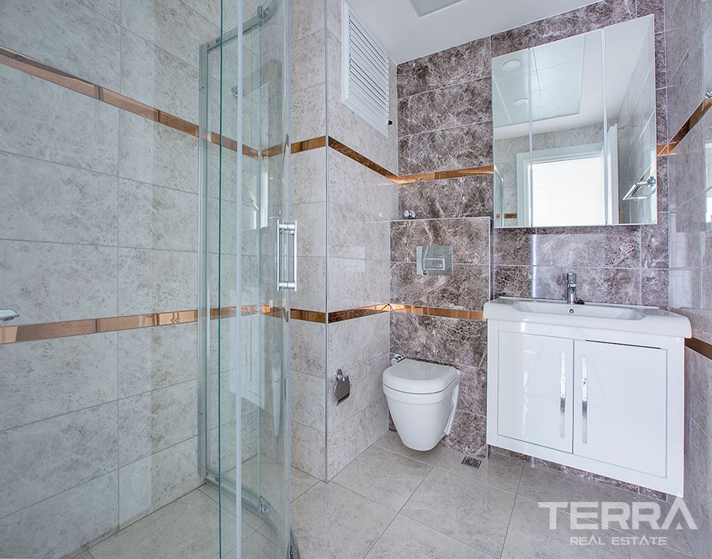 Neubau-wohnung zu verkaufen mit Meerblick in Mahmutlar Alanya - 11798