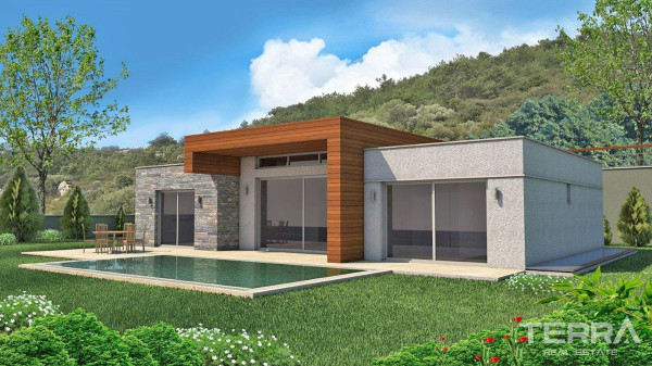 Freistehende Luxusvillen mit privatem Pool im Zentrum von Yalıkavak Bo