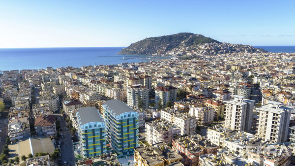 Brandneue Wohnungen zum Verkauf im Zentrum von Alanya