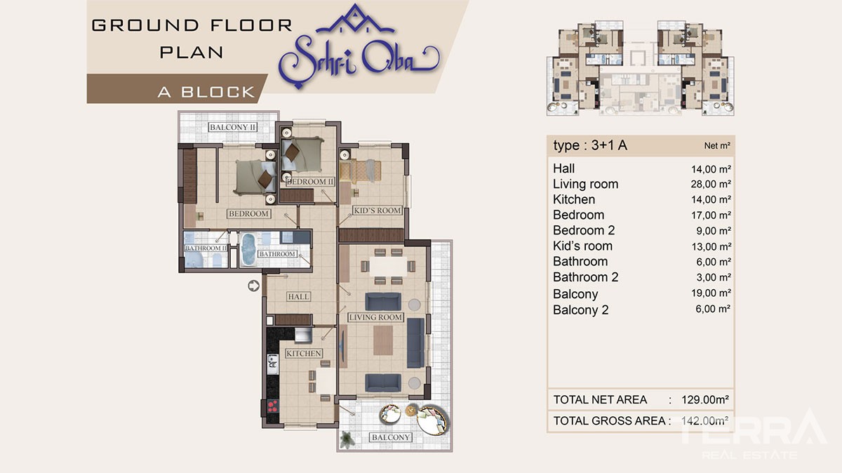 Spacious and luxury apartments for sale in Oba, Alanya - 11835