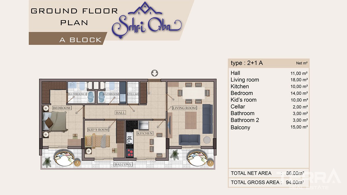 Spacious and luxury apartments for sale in Oba, Alanya - 11836