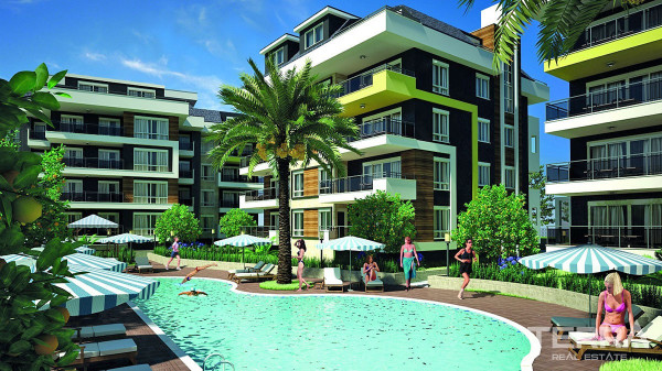 Haseki Oba Wohnungen zum Verkauf mit einzigartigem Design in Alanya