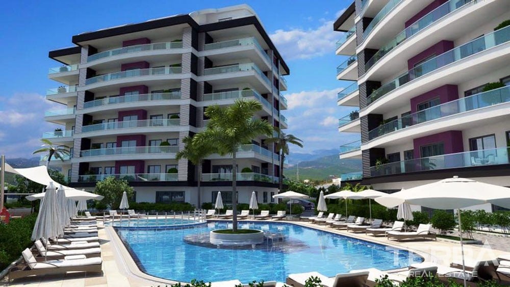 Spacious luxury apartments for sale in Alanya, Oba