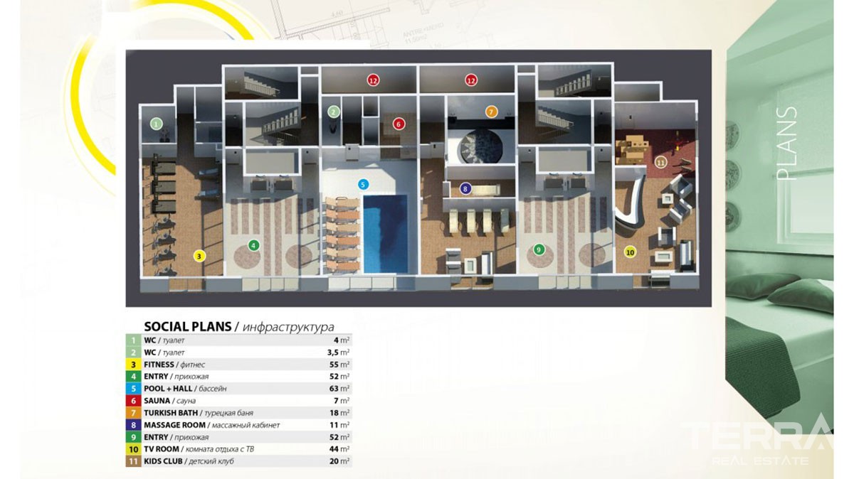 Attractive apartments for sale in Mahmutlar, Alanya - 11947