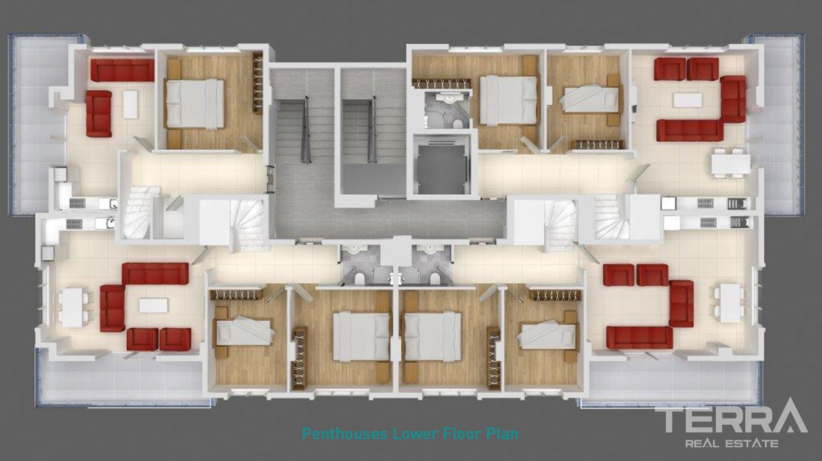 Brand new luxury apartments for sale in Mahmutlar Alanya - 11957