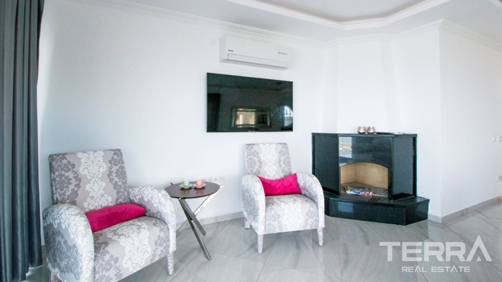 Detached sea view villa for sale in Kargıcak, Alanya - 11969