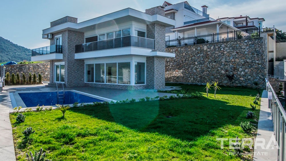 Exclusive sea view villa for sale in Alanya, Kargicak - 12132