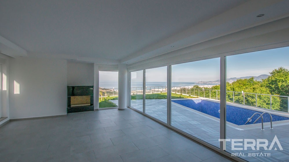 Exclusive sea view villa for sale in Alanya, Kargicak - 12144