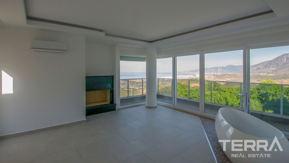 Exclusive sea view villa for sale in Alanya, Kargicak - 12147