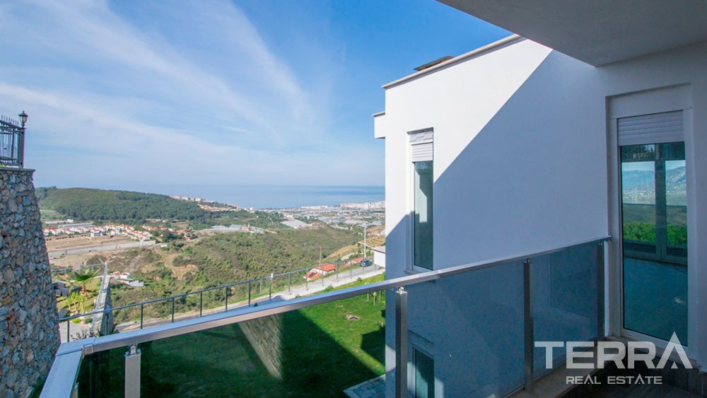 Exclusive sea view villa for sale in Alanya, Kargicak - 12155