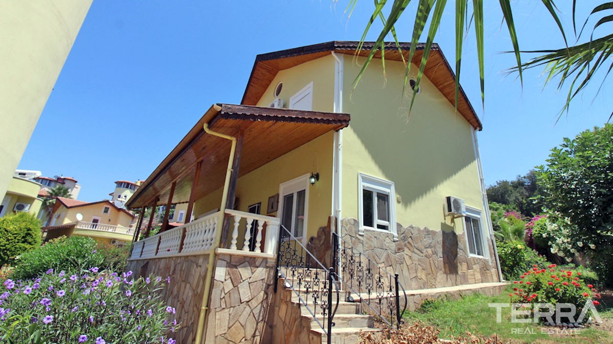 Fully furnished detached villa for sale in Alanya, Kargıcak - 12169