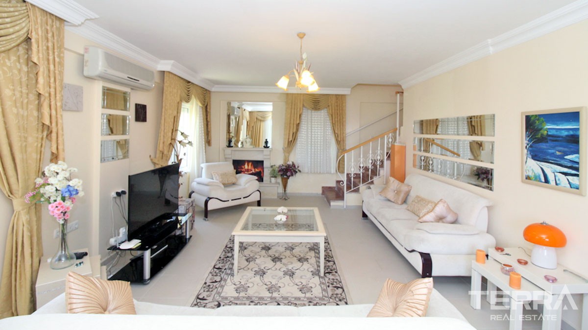 Fully furnished detached villa for sale in Alanya, Kargıcak - 12170
