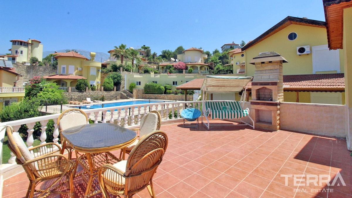 Fully furnished detached villa for sale in Alanya, Kargıcak - 12185