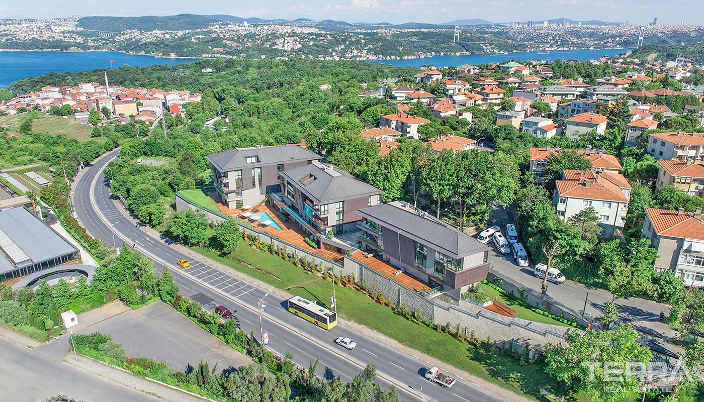 Apartments in Sarıyer Istanbul in a very Prestigious Location - 12189