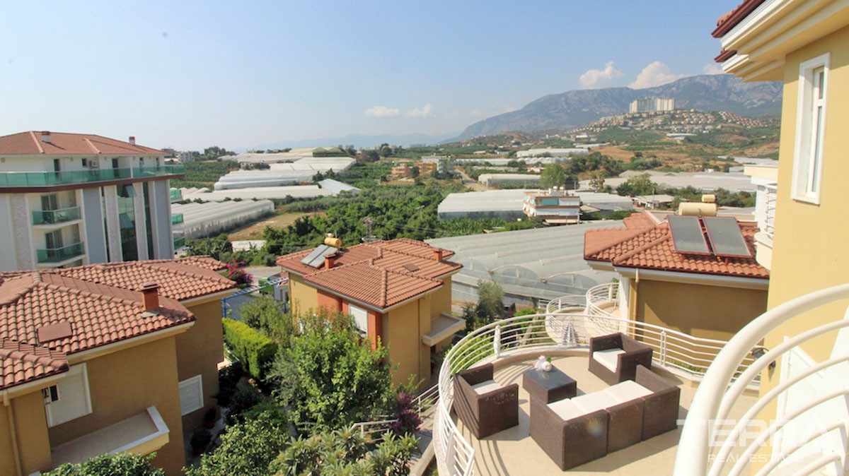 Modern designed villa for sale in Alanya Kargıcak - 12238