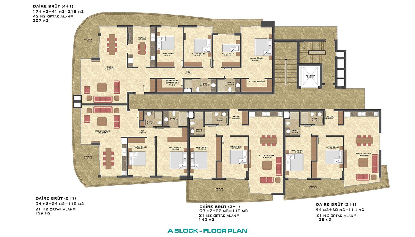 Exclusive sea front apartments for sale in Alanya - 24527