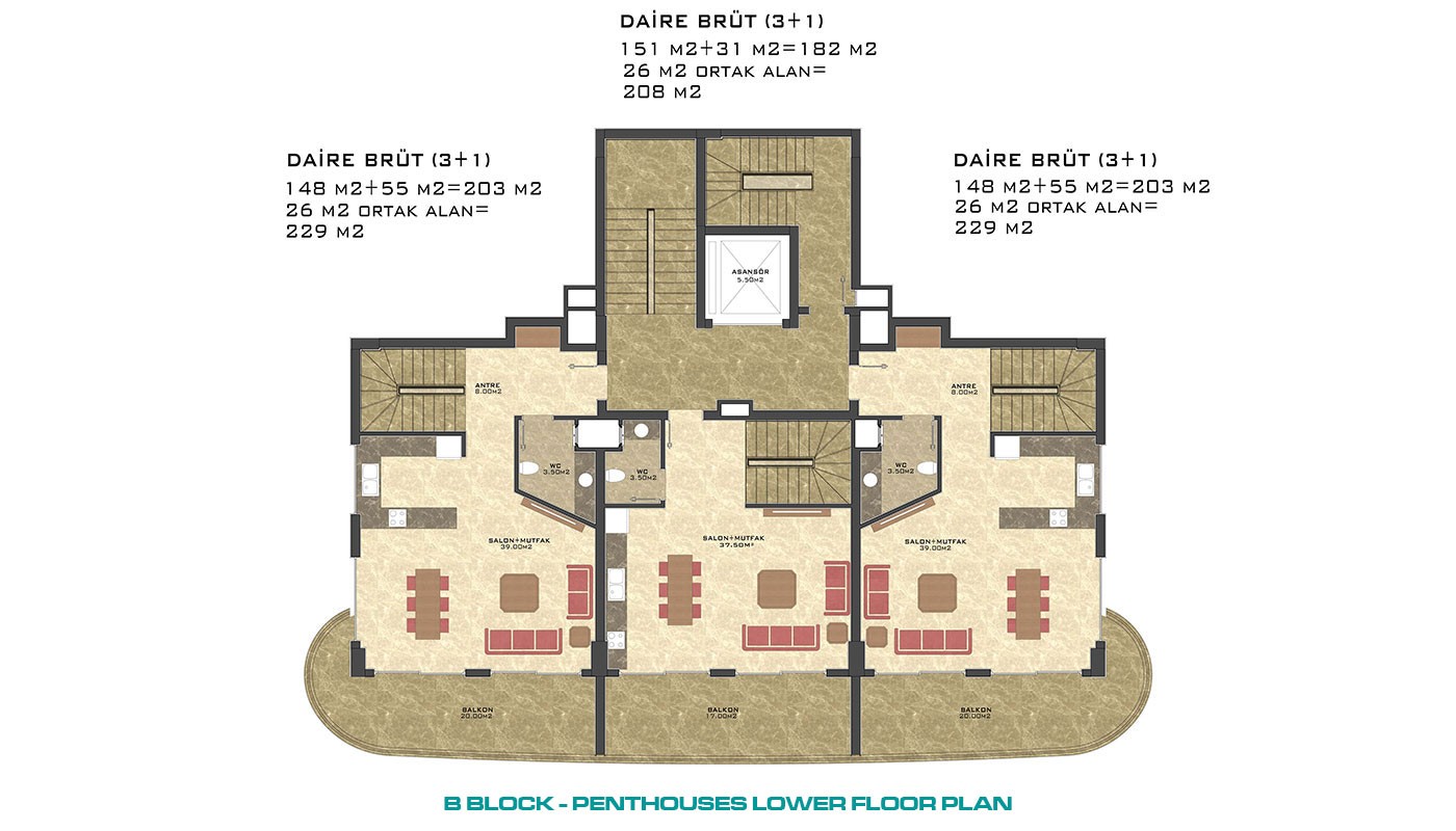 Exclusive sea front apartments for sale in Alanya - 24529
