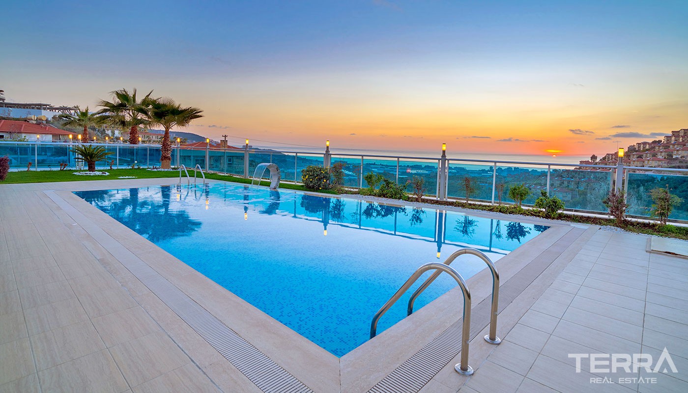 Luxury Villas for Sale with Endless Sea View in Alanya Kargıcak - 12264