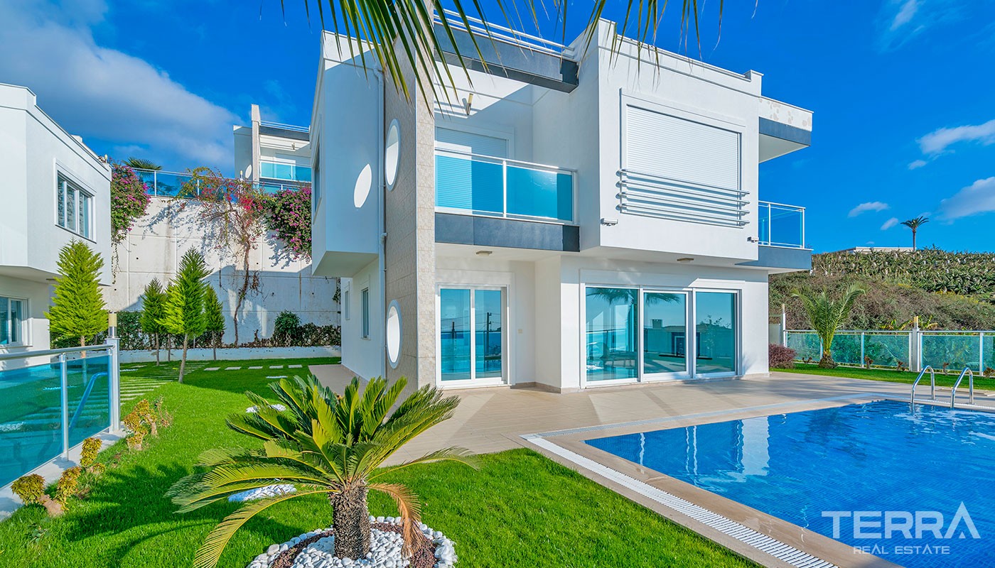 Luxury Villas for Sale with Endless Sea View in Alanya Kargıcak - 12265